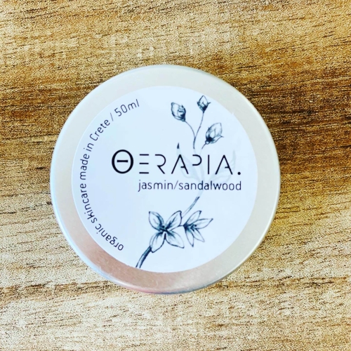[Θ e r a p i a.]        Κρέμα χεριών/ποδιών/σώματος /Γιασεμί-Σανδαλόξυλο 50ml