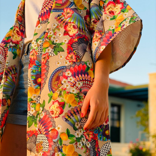  *When Life Gives You Lemons       Handmade Kimono