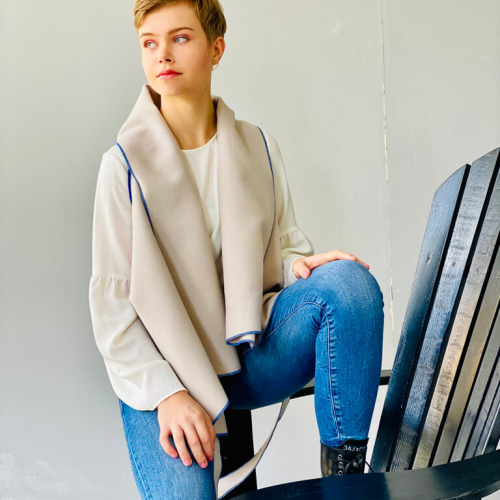       Short sleeveless coat     *Marilyn  -choise of colors-