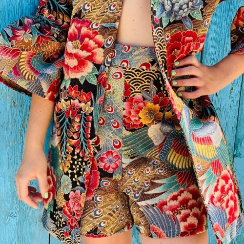  Light long jacket    *Peeckock (onesize)