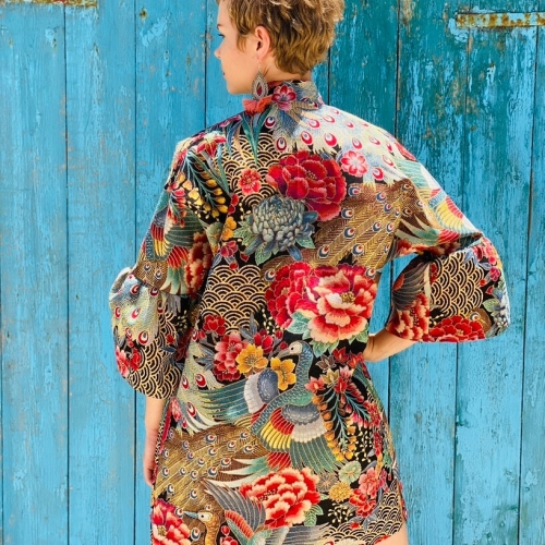  Light long jacket    *Peeckock (onesize)