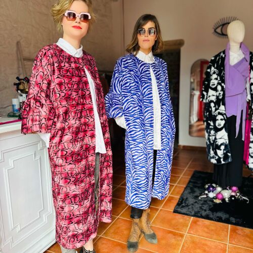 Too glam to give a damn / purple blue 