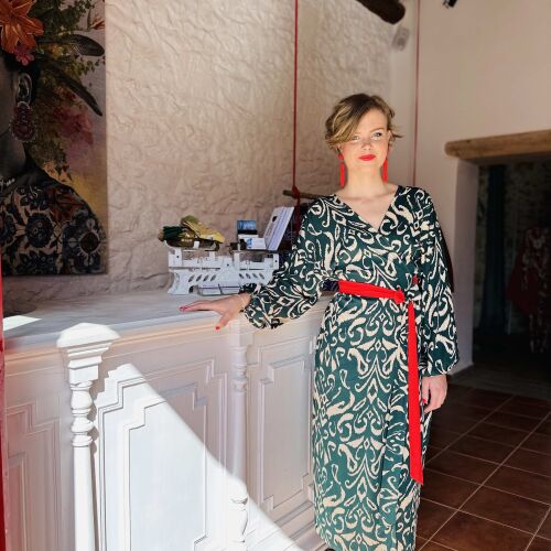  Wrap dress  *Delia