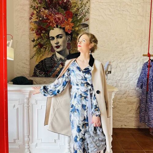 Wrap dress  *Orchid 