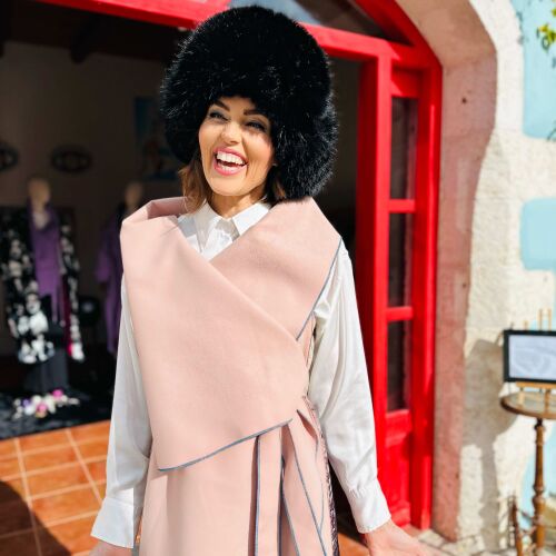 The seated Buddha Sleeveless coat /choise of colors