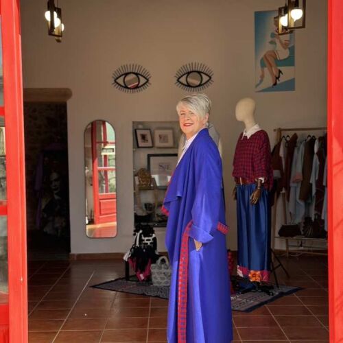 Light coat *Musa Blue /red checked